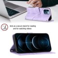thumbnail image 4 of Compatible with iPhone 12 Pro Max Classic Embossed PU Leather Case with Card Holder Shockproof Cover, 4 of 5