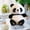 White, variant on IMossad Cute Panda Plush Toy, 9.8 in Soft Stuffed Animal for Kids’ Bedroom, Playroom, or Nursery