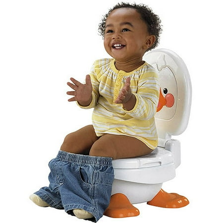 Fisher-Price - Ducky Fun 3-1 Potty Seat with Training Necessities Bundle