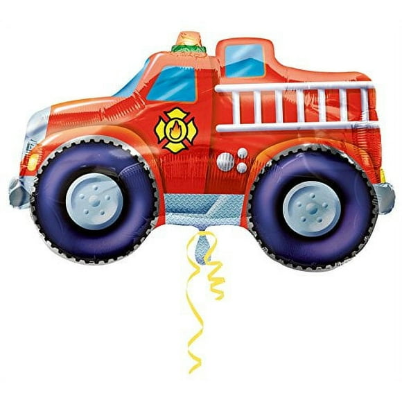 Anagram Fire Trucks Jumbo 33" Foil Balloon