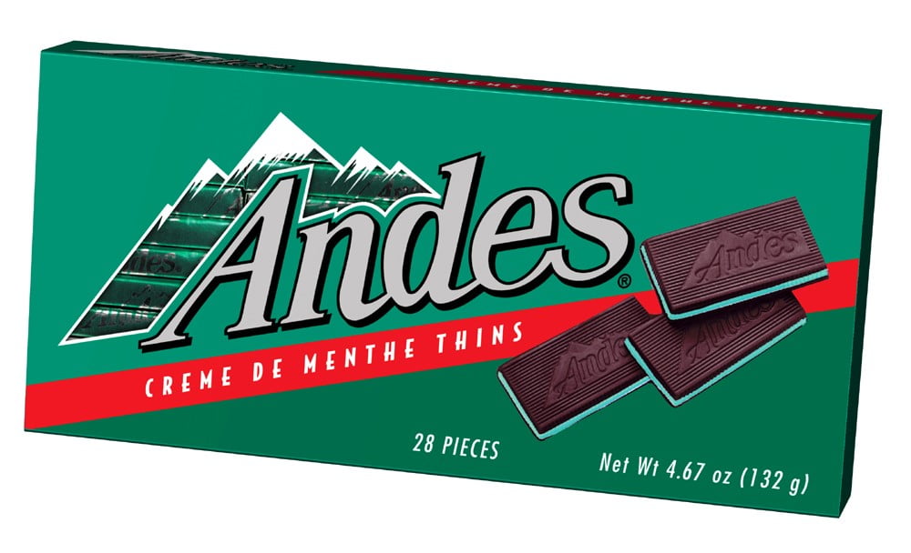 Andes Mint Thins Vintage Candy Logo Gift Youth T Shirt