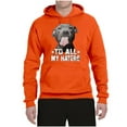 thumbnail image 2 of Wild Bobby, Pitbull to all the Haters Funny, Animal Lover, Unisex Graphic Hoodie Sweatshirt, Orange, XX-Large, 2 of 4