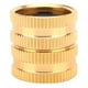 thumbnail image 2 of Adaptador de Tubo de Conector de Grifo de Manguera de Latón 3/4 para Rosca Interna de Junta de Manguera de Agua en Ambos Lados con Junta ANGGREK Otros, 2 of 8