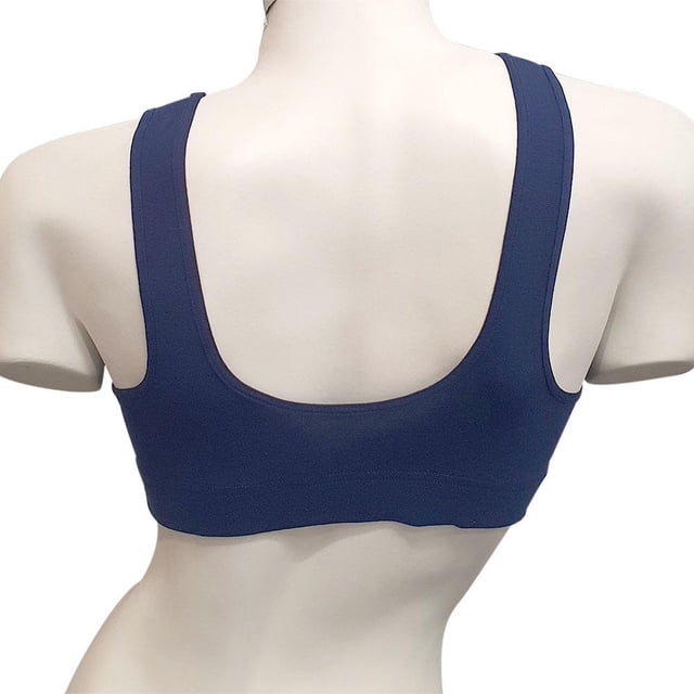 Top Marel para Mujer, Algodón Blanco y Marino 2 Piezas Talla EG