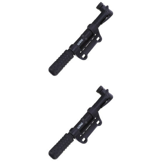 2 Sets High Pressure Inflator Tire Pump Tires Hand Pumps Black