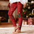 thumbnail image 6 of FUZHIQ Fleece Lined Leggings Women Fall Winter Thermal Warm Elastic High Waisted Tummy Control Workout Yoga Pants, 6 of 7