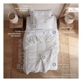 thumbnail image 3 of Set Edredón Individual + Funda De Almohada + Sábanas 7 Pzas Real Textil Blanco - Blanco, 3 of 8