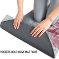 thumbnail image 3 of Pioneer Flower Floral Print Pattern Hot Yoga Mat Towel Non Slip for Hot Yoga - Quick-Drying Yoga Mat Cover with 4 Corner Pockets with Travel Bag - Hot Yoga Towel Non Slip 74"x26", 3 of 6