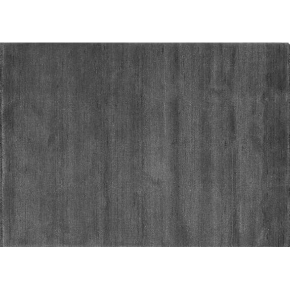 Ahgly Company Indoor Rectangle Abstract Gray Contemporary Area Rugs, 2' x 3'