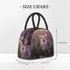 thumbnail image 2 of Disketp Dog in Lavender Flowers Bolsa Térmica para Almuerzo, Lonchera con Abertura Amplia y Gran Capacidad, Organizador Reutilizable para Mujeres, Hombres y Adultos, 2 of 6