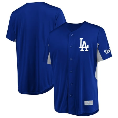 Los Angeles Dodgers Autographed Jersey - Men's Majestic Royal Los Angeles Dodgers Champion Choice Jersey