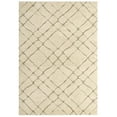 thumbnail image 2 of Modway Verona Abstract Geometric 5x8 Shag Area Rug in Creame and Beige, 2 of 7