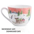 thumbnail image 4 of Taza MFoffice con forma de trineo navideño con forma de perro, 600 ml, porcelana china, 4 of 7