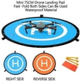 thumbnail image 3 of Accesorios para plataforma de aterrizaje para drones y cuadricópteros de 75 cm, nailon impermeable: plataforma de coordenadas portátil y plegable para exteriores en la plataforma, 3 of 5