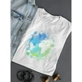 thumbnail image 3 of Ecology Earth Logo T-Shirt Women -Image by Shutterstock, Female XX-Large, 3 of 4