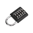 thumbnail image 3 of Outdoor , 10 Digits Security  Zinc Alloy Mechanical Lock Hardened Steel Rustproof  For Gym Cabinet Gate Toolbox Suitcase, 3 of 8