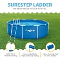 thumbnail image 4 of Funsicle 48" SureStep Pool Ladder, for Above Ground Swimming Pools, Blue & White, 4 of 11