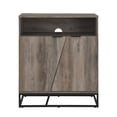 thumbnail image 5 of Manor Park Modern Angled Door Accent Cabinet, Grey Wash, 5 of 9