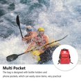 thumbnail image 4 of Greeniant Bolsa seca impermeable 22L de camuflaje de gran capacidad con hebilla con bolsillo para teléfono Paquete de deportes Deportes acuáticos Rojo, 4 of 6
