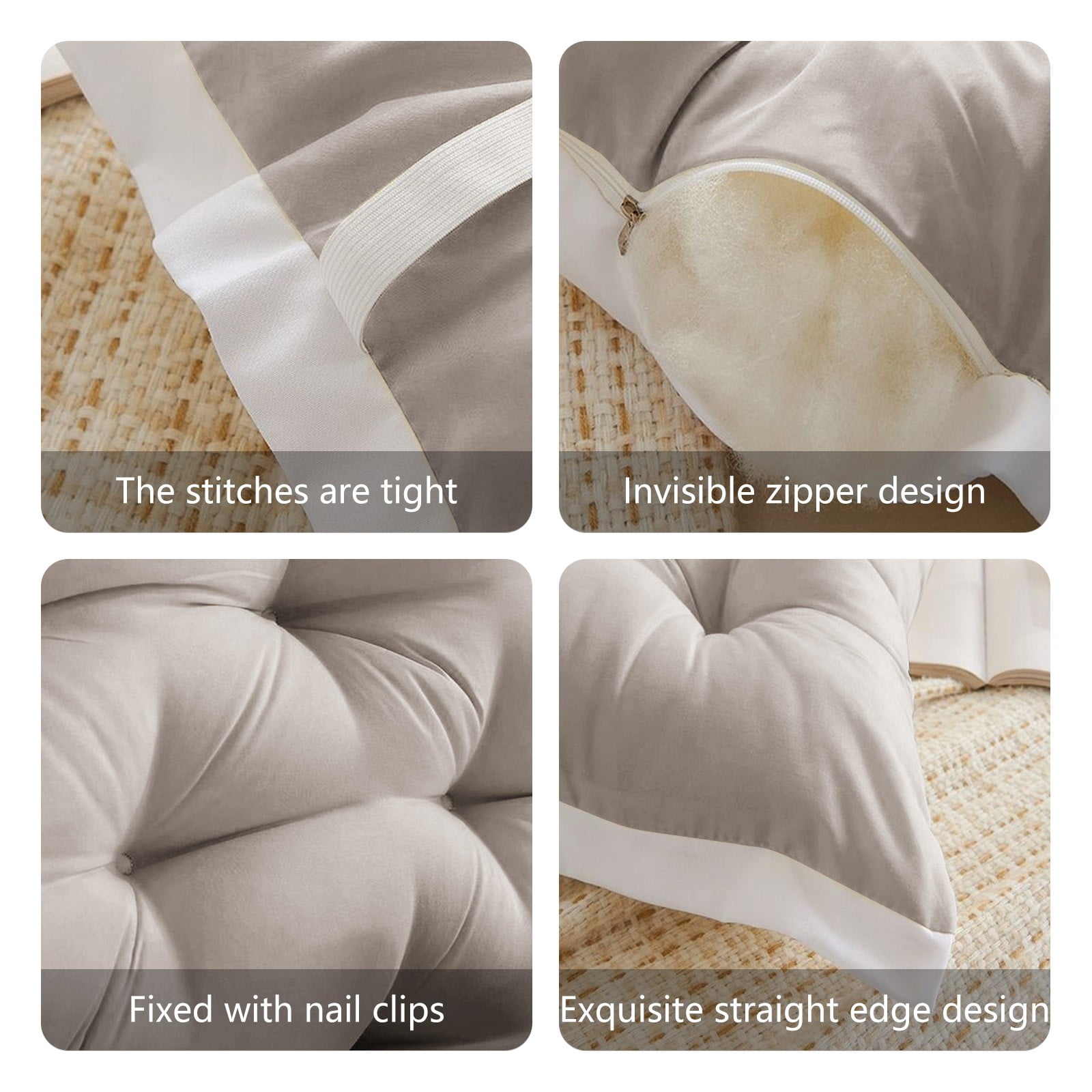 LEHOZIHEQ Headboard Pillow, Soft Daybed Pillows Bolster Pillow for Bed & Couch Long Pillow for Bed Decorative, for Bed Back Pillow for Sitting in Bed Wedge Pillow Headboard