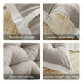 thumbnail image 6 of Wuztai Extra Wide Bed Headboard Cushion, Plush Backrest Pillow for Bed Sofa Tatami, Removable Washable Cover Bedroom Decor, 6 of 6
