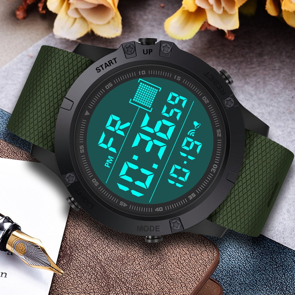 Xzngl Sports Outdoors Mens Watches Mens Digital Watch Watch Mens Ladies Sport Watches Waterproof Outdoor Led Digital Wristwatch Other