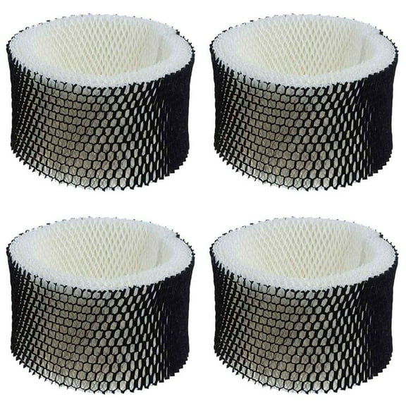 4X Filter Replacement for HWF62,Humidifier Filter A,for Models HM1701, HM1761, HM1300 & HM1100,4 x Humidifier Filter,Black & White