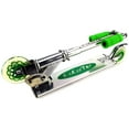 thumbnail image 4 of S-Skooter Children's Two Wheeled Metal Toy Kick Scooter w/ Adjustable Handlebar Height, Rear Fender Brake (Green), 4 of 4