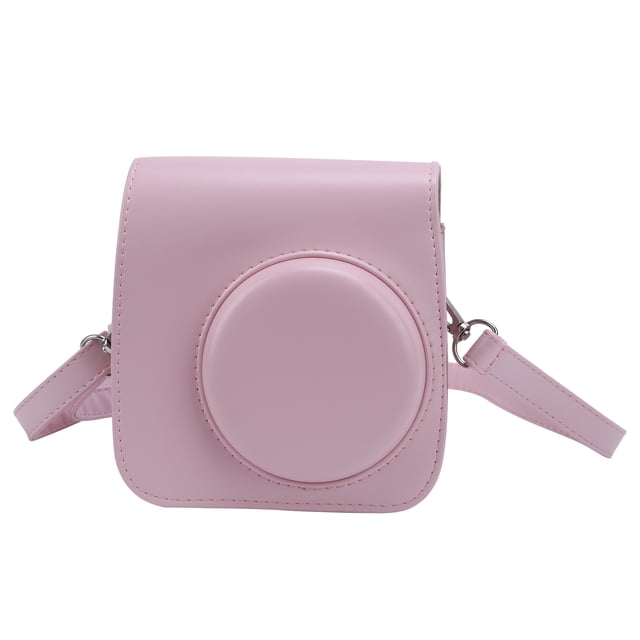 Funda de cuero PU Jadeshay para cámara Instax Mini 7+ Tipo bolso de hombro