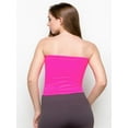 thumbnail image 2 of Women's Sexy Crop Top Sleeveless Stretchy Solid Casual Strapless Summer Tube Top, 2 of 4