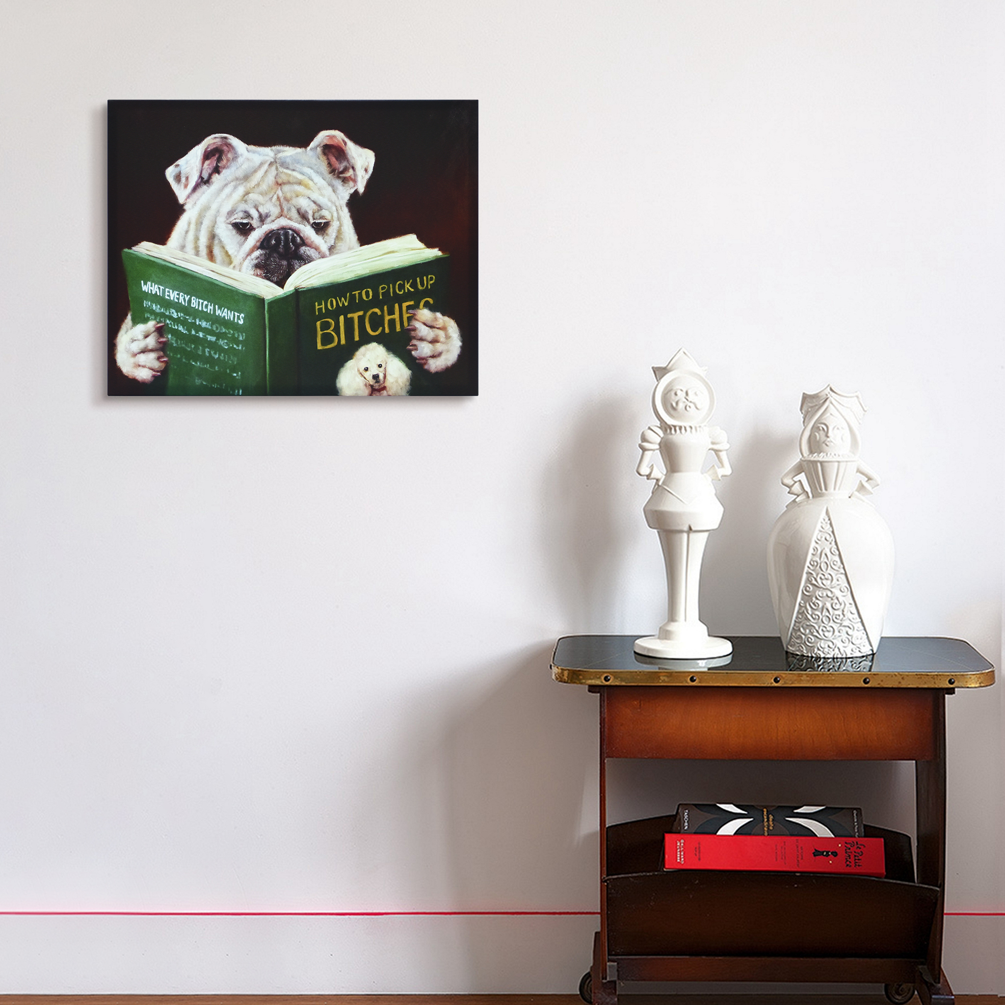 Empire Art Direct Casanova Graphic Art Print on Wrapped Dog Canvas Wall Art, 16" x 20" x 2", Ready to Hang