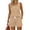 Brown, variant on Women's 2 Piece Sets Square Neck Tank Top and Shorts Matching Sets Summer Loungewear Sets
