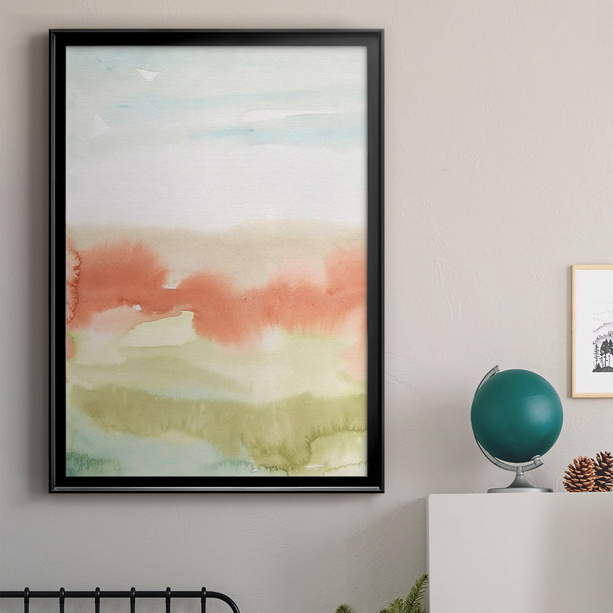 Blushing Sunrise I Premium Framed Print, in Gold, Black, or Silver - Ready to Hang