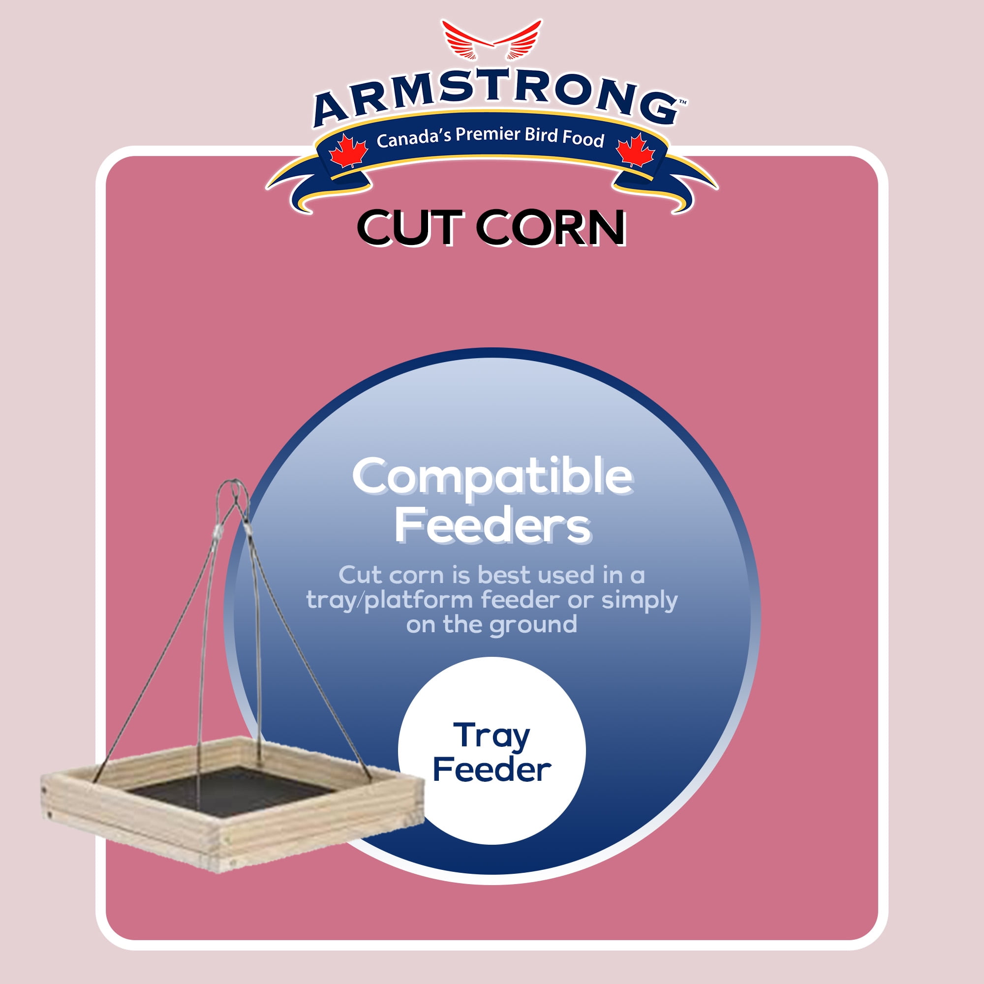 Armstrong Wild Bird Food Cut Corn, 23lbs