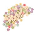 thumbnail image 1 of Wooden Buttons, Wood Button Supplies Fashionable Color Dots Essential for  Classic Hole Buttons, 1 of 7