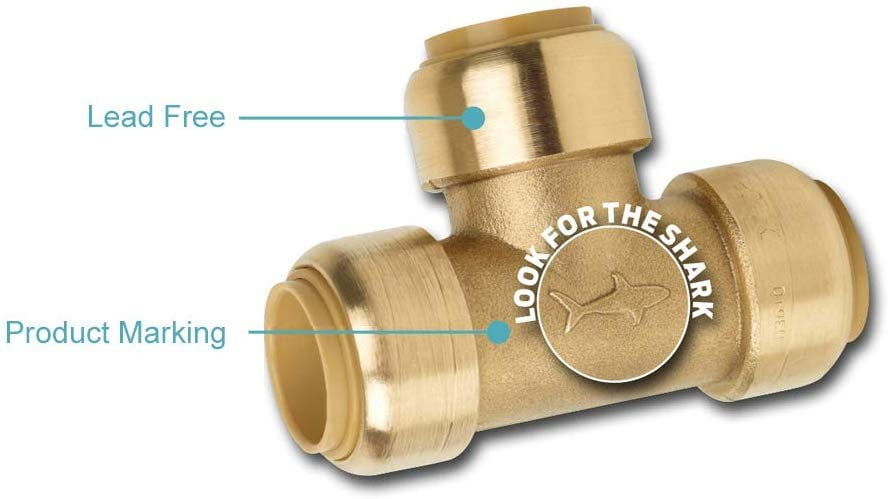 PEX, Water Valve Shut Off Push-to-Connect SharkBite 22222-0000LFA Ball Valve PEX, Water Valve Shut Off Push-to-Connect SharkBite 22222-0000LFA Ball Valve