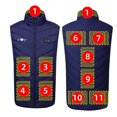 thumbnail image 2 of guisaled Heated Vest Men, Smart Rechargeable USB Warming Softshell Heated Vests 9 Heating Zones Lightweight Hunting Ski Jackets Flash Deals, 2 of 3
