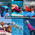 thumbnail image 6 of Dog Life Jacket Pet Life Safety Vest for Swimming Boating, Dog Shark Life Jackets Dog Lifesavers Swimsuits for Pool, Dog Water Floatation Vest for Small Medium Large Dogs, 6 of 6