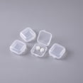 thumbnail image 2 of Caja de almacenamiento de joyas portátil de plástico transparente (4 piezas), 2 of 5