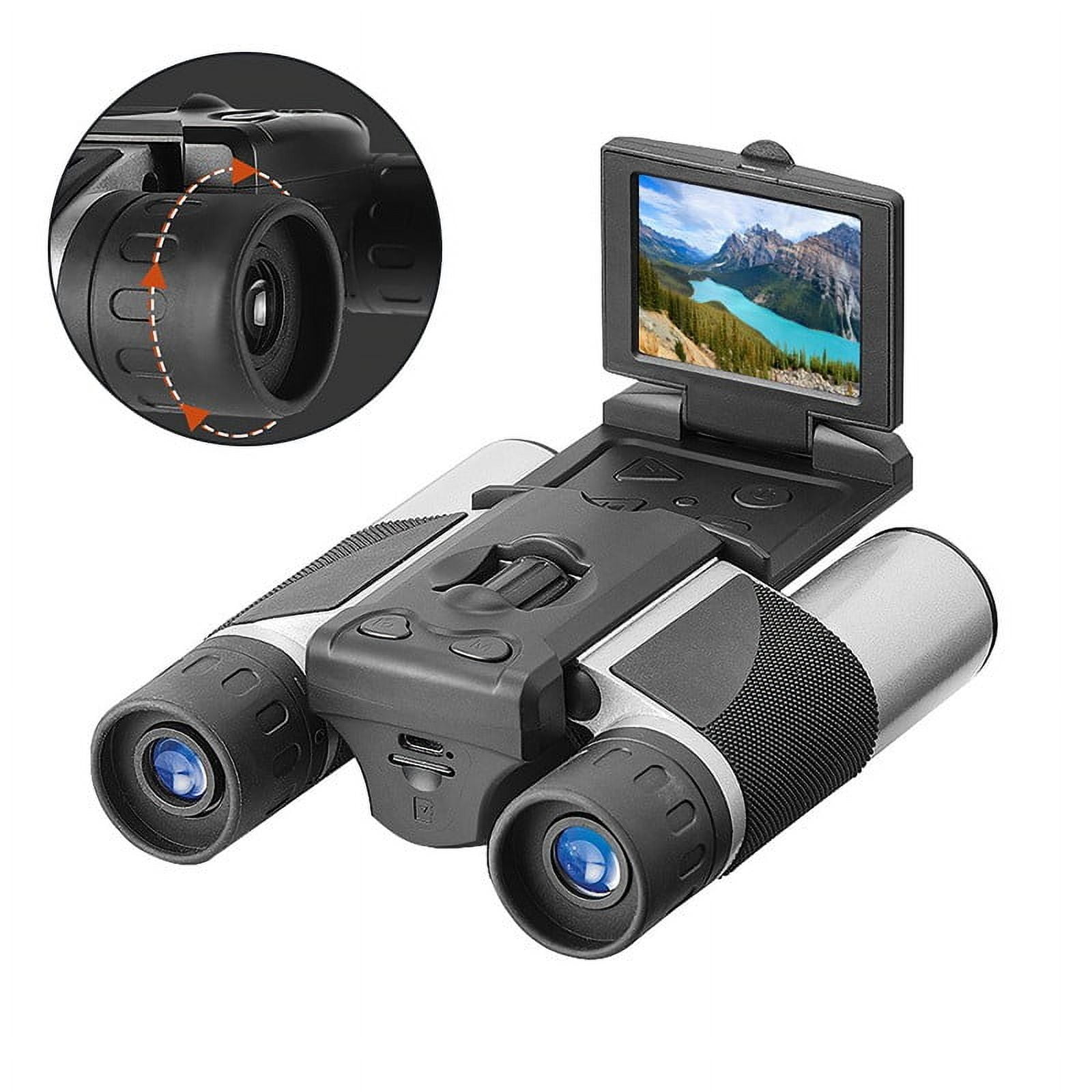 High Power 12x32 Binoculars with Camera and LCD Screen- Perfect for Bird by YFind
