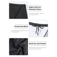 thumbnail image 2 of K898 Men's Swim Jammers UPF50+, Swim Training Printed Jammer Swimsuit Endurance Compression for Men (Geometry Strip, M), 2 of 7
