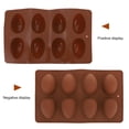 thumbnail image 3 of Molde de silicona con forma de huevo para pasteles, bandejas, cubos, moldes, utensilios de cocina para chocolate, dulces, galletas, gelatina y fiestas., 3 of 5