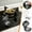 Black, variant on Ganfancp High-Temperature Resistant Transparent Gas Stove Knob Covers (Set of 2) - Safe and Easy-to-Install Protective Covers for Family Kitchens, Restaurants, and Cookers - Suitable for Gas and