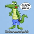thumbnail image 4 of CafePress - Alligator Arms Light T Shirt - Men's Classic Graphic T-Shirt, 4 of 5