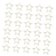 thumbnail image 3 of Estrella hueca de madera cruda - Adornos de madera - Paneles colgantes decorativos versátiles 30 piezas de 4 cm, 3 of 9