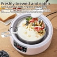 thumbnail image 3 of Máquina para hacer yogur, máquina eléctrica para hacer yogur, control de temperatura constante, recipiente interior de acero inoxidable para hacer, 3 of 8