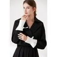 thumbnail image 5 of YEKEYI Women Fake Collar Shirt Versatile Accessories Victorian Collar Half Shirt Collar False Sleeve Cuffs, 5 of 9