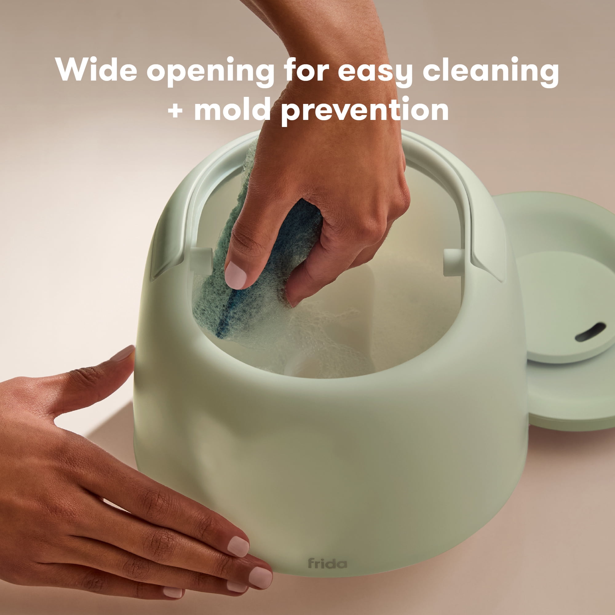 Frida Baby 3-in-1 Cool Mist Humidifier for Large Rooms, Top Fill Humidifier for Bedroom