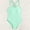 Mint Green, variant on Girls 1 Piece Swimsuit Sleeveless Bathing Suit Quick Dry Swimwear Cross Shoulder Strap Tween Girl Bathing Suits 10-11 Years