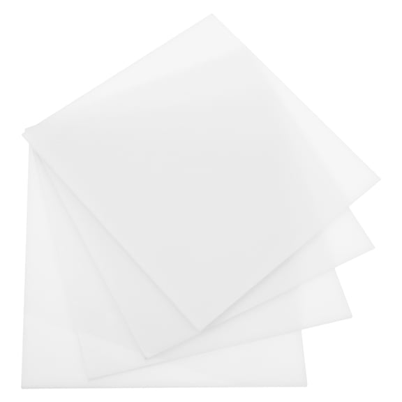BESTYASH 4 Pcs Acrylic LED Ceiling Light Diffuser Panels, Plastic Replacement Covers for Home Office Lighting Fixture Parts